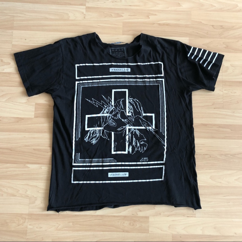 FRESH.i.AM Custom Graphic Oversized Tee